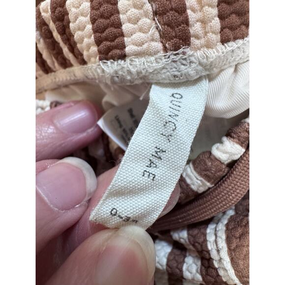 Quincy Mae Baby Boy Boardie Swim Short Stripe 0-3 Months NEW - Picture 4 of 5